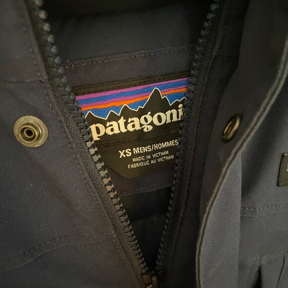 Patagonia Maple Grove Down Parka New Navy Men's Size US XS - Picture 2 of 6